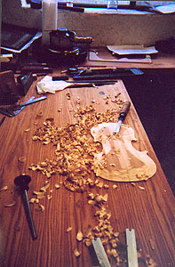 ébauchage du fond et de la table